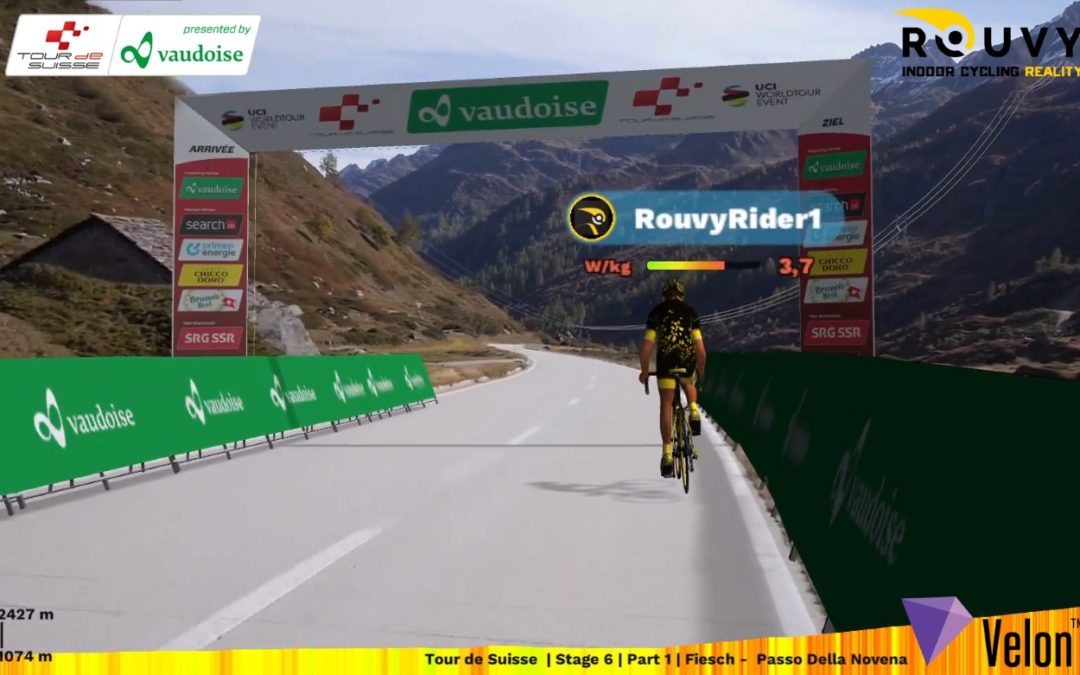 WORLD PREMIERE:  THE DIGITAL SWISS 5 – Digital pro cycling race of the Tour de Suisse